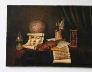 Vintage Still Life  Oil Painting