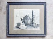 Load image into Gallery viewer, Vintage Charcoal Still Life Drawing
