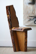 Load image into Gallery viewer, Handmade Rustic Live Slab Chair
