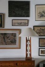 Load image into Gallery viewer, Pair of Teak Mid Century Modern Lamps
