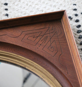 Vintage Carved Wall Mirror