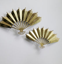 Load image into Gallery viewer, Pair of Brass Wall Fans
