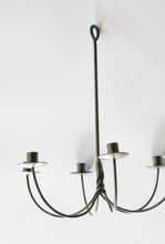 Load image into Gallery viewer, Wrought Iron 6 Arm Hanging Candle Chandelier
