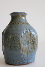 Load image into Gallery viewer, Handmade Ceramic Blue Vase
