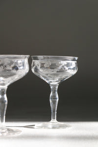 Set of Six Coupe Glasses