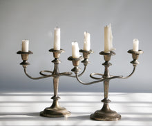 Load image into Gallery viewer, Pair of Silver Candelabras
