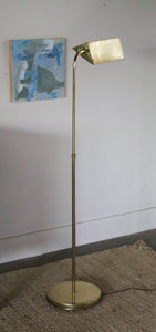 Adjustable Brass Floor Lamp