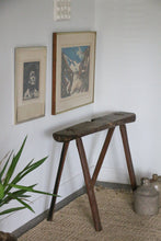 Load image into Gallery viewer, Antique Splayed Leg Console //Bench
