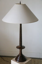 Load image into Gallery viewer, Vintage Turned Wood Lamp
