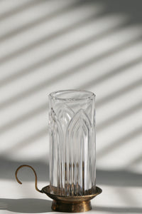 Bohemian Crystal Candle- holder