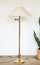 Load image into Gallery viewer, Vintage Brass Floor Lamp
