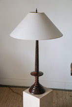 Load image into Gallery viewer, Vintage Turned Wood Lamp
