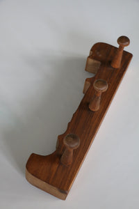 Wooden handmade coat rack