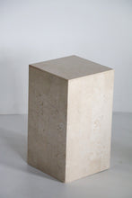 Load image into Gallery viewer, Travertine Side Table
