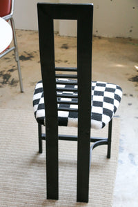 Post Modern Checkered Chair