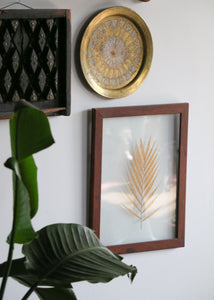 Framed Dry Foliage in Floater Frame