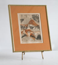 Load image into Gallery viewer, Vintage Aquatint Etching By Nicole Tercinet Levin (born 1934 Lyon)
