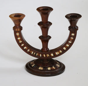 Morello Wooden Candelabra