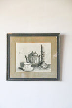 Load image into Gallery viewer, Vintage Charcoal Still Life Drawing
