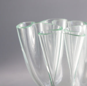 Mid Century Modern Style Lucite Vintage Acrylic Napkin Vase Bowl