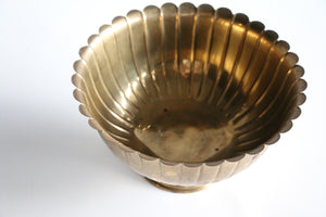 Brass Pedestal Bowl