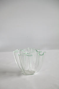 Mid Century Modern Style Lucite Vintage Acrylic Napkin Vase Bowl