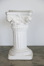 Load image into Gallery viewer, Vintage Neoclassical - Style Column
Plaster Pedestal / Side Table
