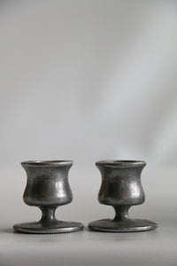 Pewter Candlesticks