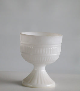 Milk Glass Planter