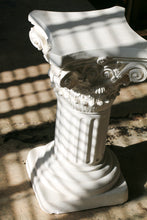 Load image into Gallery viewer, Vintage Neoclassical - Style Column
Plaster Pedestal / Side Table
