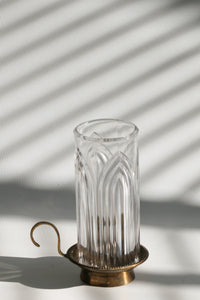 Bohemian Crystal Candle- holder