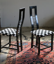 Load image into Gallery viewer, Post Modern Checkered Chair
