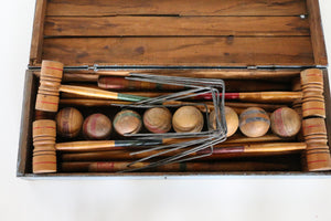 Antique Croquet Set