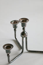 Load image into Gallery viewer, Vintage Danish Mid-Century Silver-Plated 4-Candle Candelabrum
