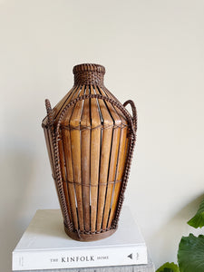 Rattan Vase