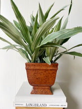 Load image into Gallery viewer, Faux Burled Wood Footed Planter
