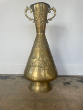 Load image into Gallery viewer, Large Brass Floor Vase
