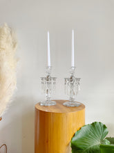 Load image into Gallery viewer, Pair of Heisey Crystal  Candlesticks
