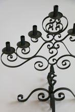 Load image into Gallery viewer, Wrought Iron Candelabra
