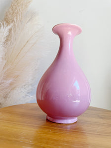 Pink Mid Century Modern Hyalyn Vintage Ceramic Vase