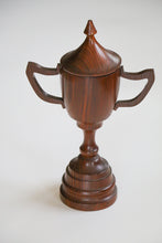 Load image into Gallery viewer, Turned Wood Lidded Urn/ Vase / Planter
