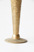 Load image into Gallery viewer, Etched Brass Vase
