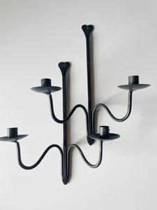 Pair of Wrought Iron Sconces