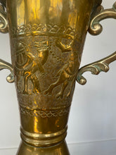 Load image into Gallery viewer, Large Brass Floor Vase
