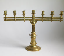 Load image into Gallery viewer, Judaica liturgical &quot;Rostand&quot; Candelabra
