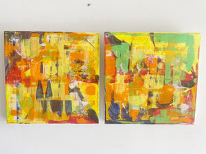 Pair of Abstract Paintings