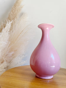 Pink Mid Century Modern Hyalyn Vintage Ceramic Vase