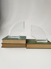 Load image into Gallery viewer, Curved Astronte Lucite Bookends by Ritts Co. Of Los Angeles
