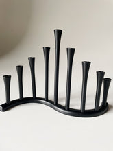 Load image into Gallery viewer, Wavy MCM Menorah  Candelabra
