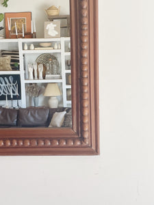 Vintage Wooden Wall Mirror